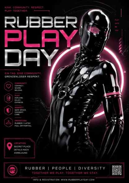 Rubber Play Day: Sinnliche Latex-Verführung  und FÜHRUNG